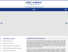 Tablet Screenshot of globalexcellence.in